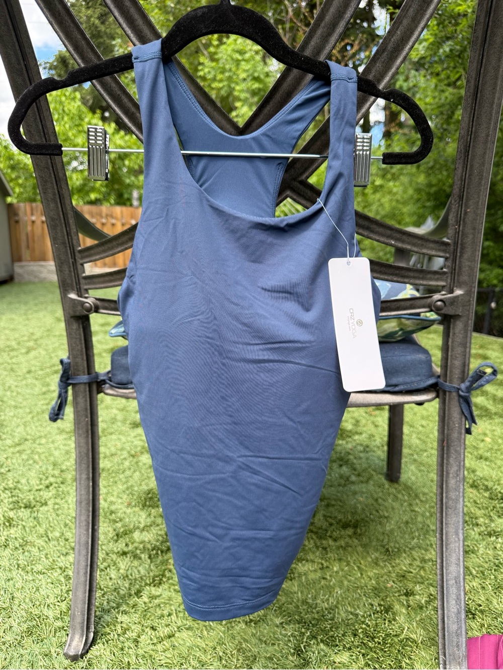 CRZ YOGA Women's tankini and Drawstring Swim Shorts Bottom 3'', Size Med NWT - Picture 8 of 11